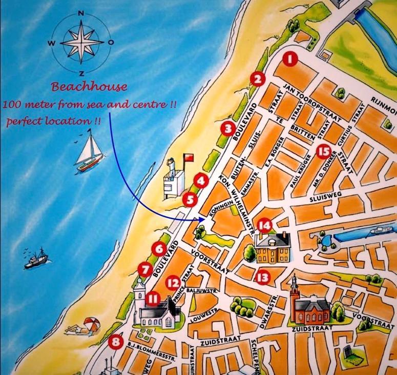 Emma'S Beach House Katwijk aan Zee Bagian luar foto